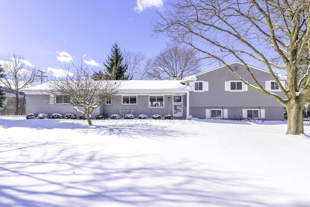 view of front of home