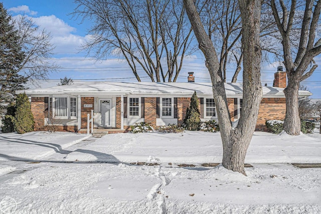 view of ranch-style house