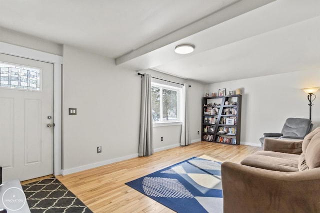 interior space featuring hardwood / wood-style flooring