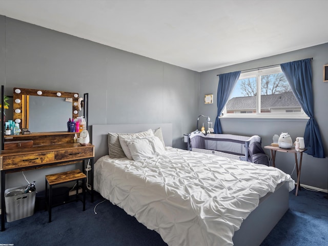 bedroom featuring carpet floors