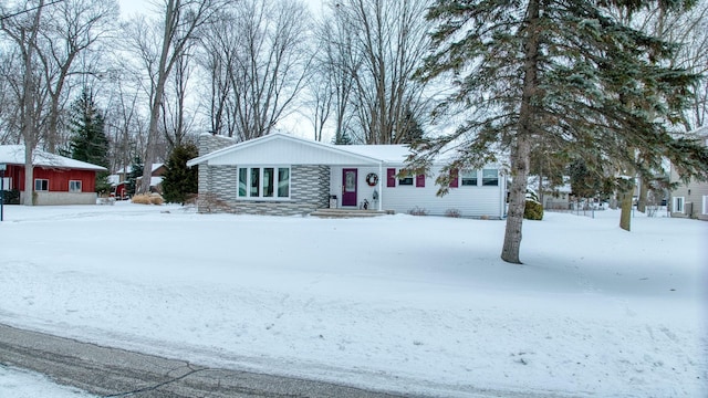 view of ranch-style house