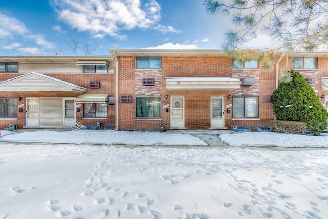 multi unit property with brick siding