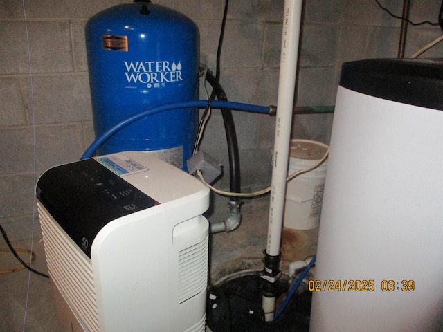 utilities with water heater