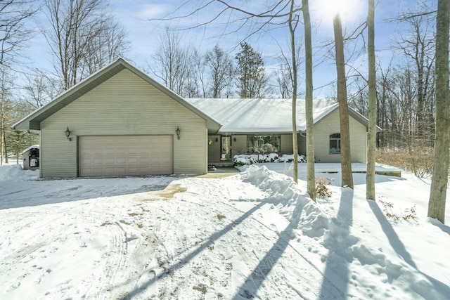 view of front of property