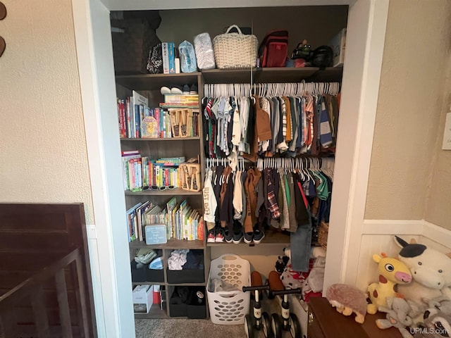 view of closet