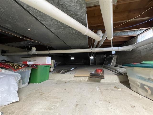 7836 W Perch Lake Dr, Lake, MI 48632 - view of inside crawl space