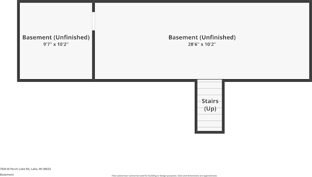 7836 W Perch Lake Dr, Lake, MI 48632 - home floor plan