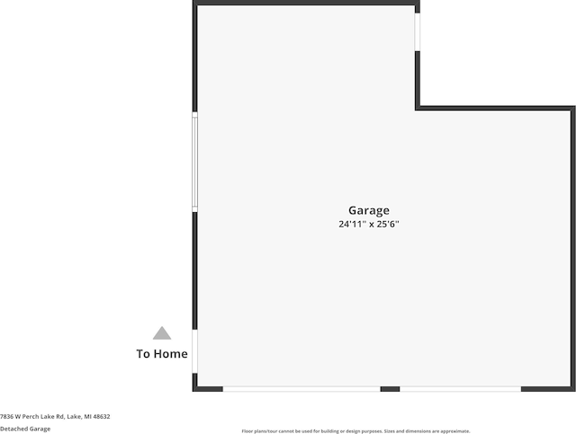 7836 W Perch Lake Dr, Lake, MI 48632 - home floor plan