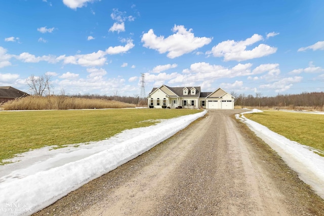 view of road with driveway