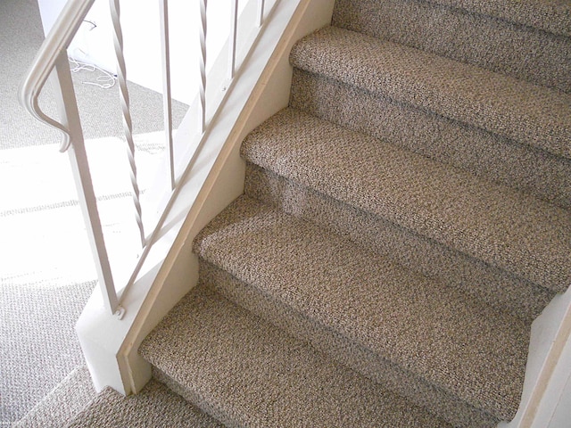 view of staircase