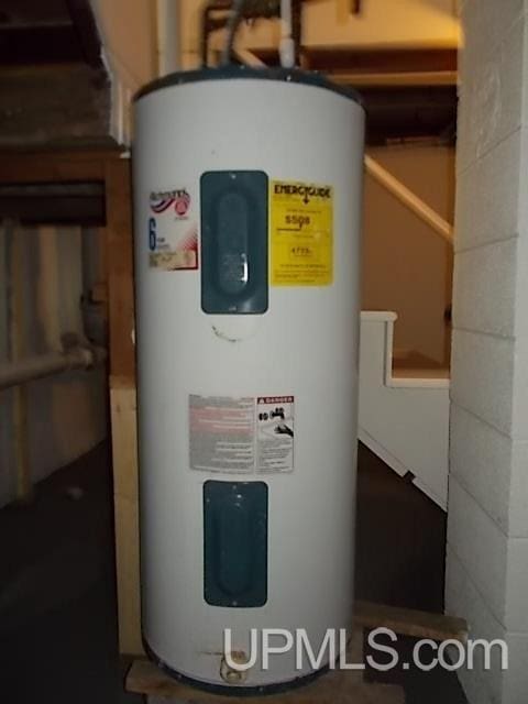 utilities featuring electric water heater