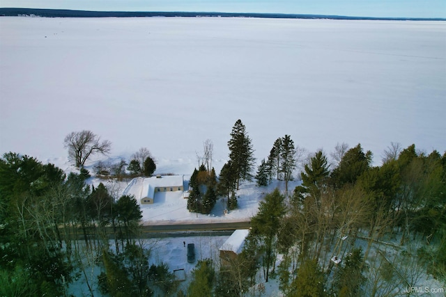 view of water feature