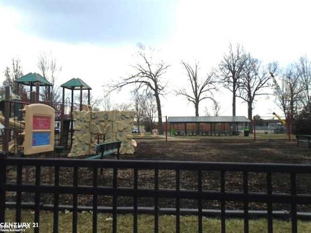 view of community playground