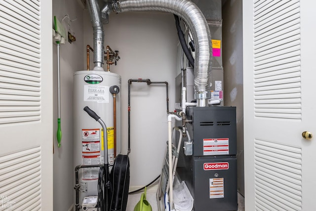 utilities with gas water heater