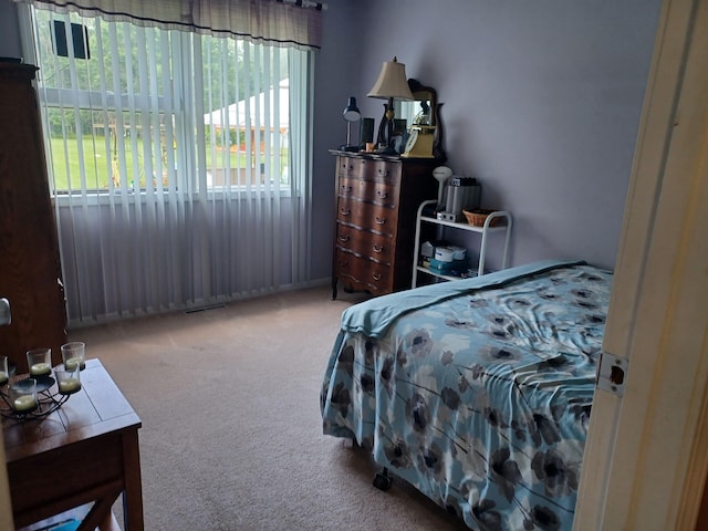 bedroom featuring carpet floors