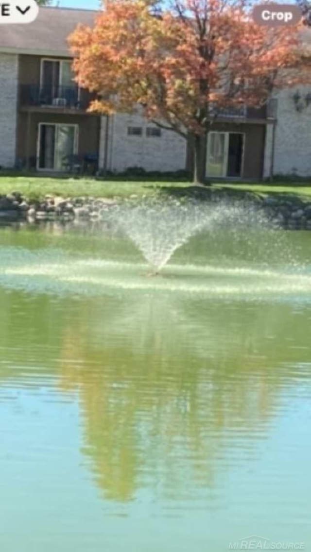 view of water feature