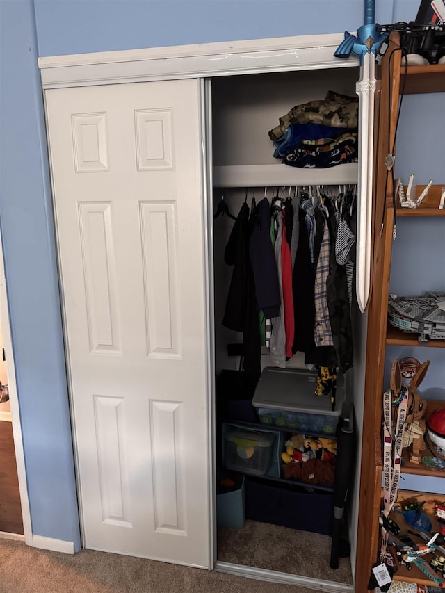 view of closet