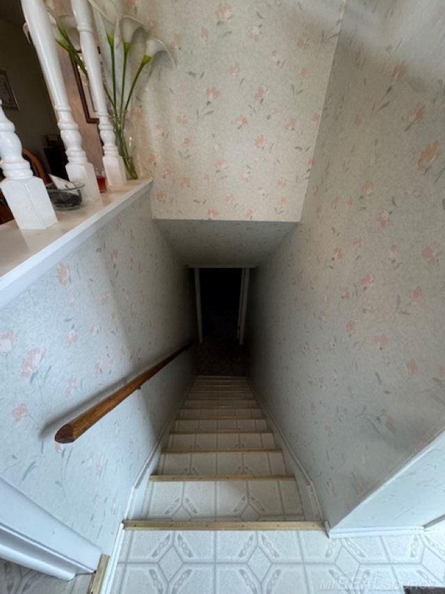 view of staircase