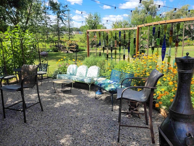 view of patio