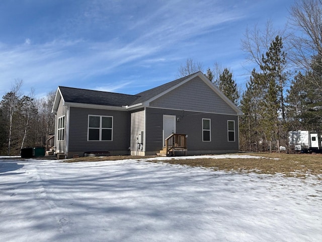 view of front of home