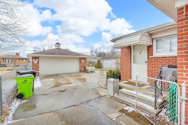 exterior space with fence