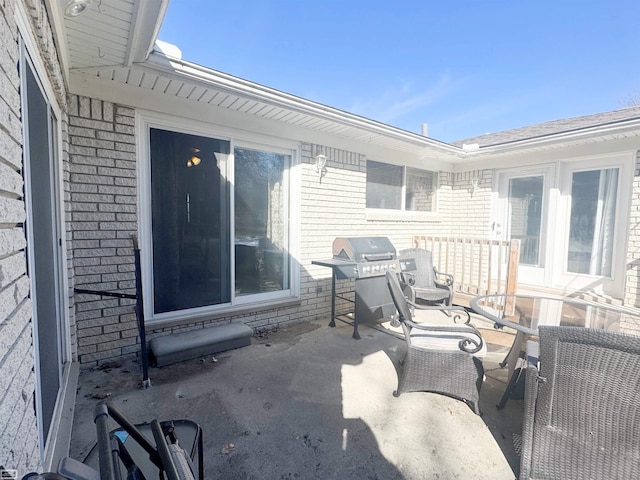 view of patio / terrace with grilling area