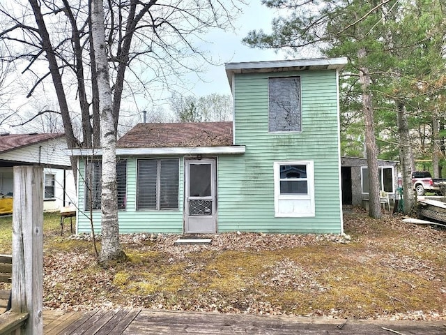 view of rear view of house