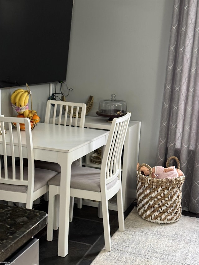 view of dining area