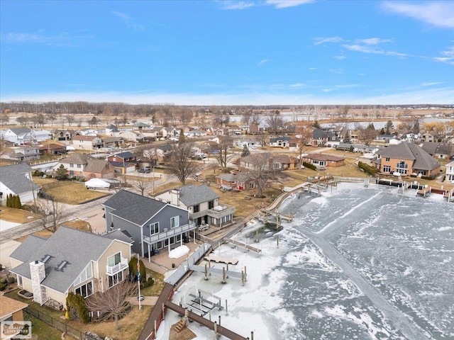 bird's eye view featuring a residential view