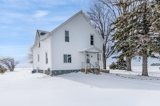 view of front of property