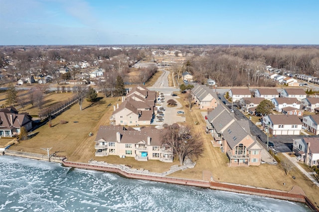 25540 Waterview Dr, Harrison Twp, MI 48045 - drone / aerial view featuring a residential view