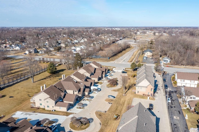 25540 Waterview Dr, Harrison Twp, MI 48045 - bird's eye view featuring a residential view