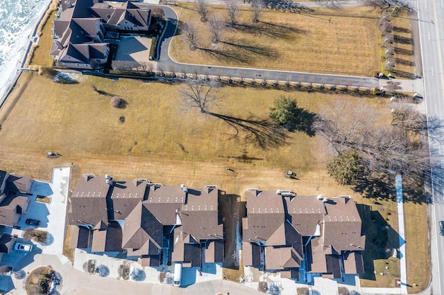 25540 Waterview Dr, Harrison Twp, MI 48045 - drone / aerial view with a residential view