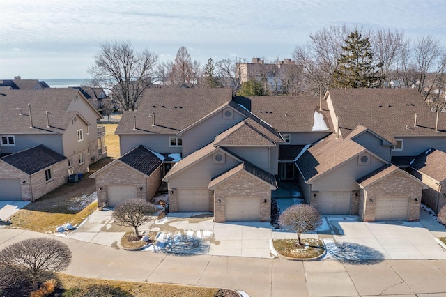 25540 Waterview Dr, Harrison Twp, MI 48045 - aerial view with a residential view