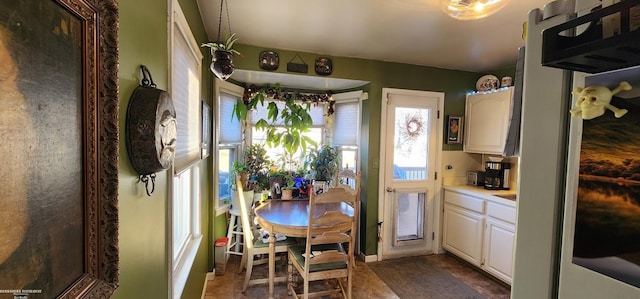 view of dining space