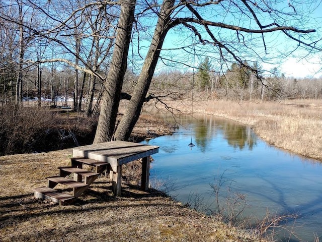 view of water feature