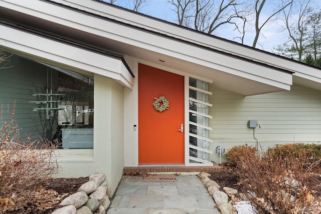 view of entrance to property