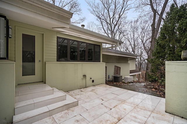 view of patio with cooling unit