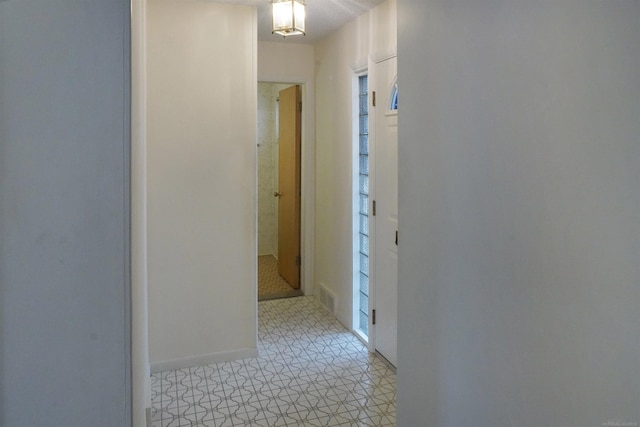 hallway with visible vents