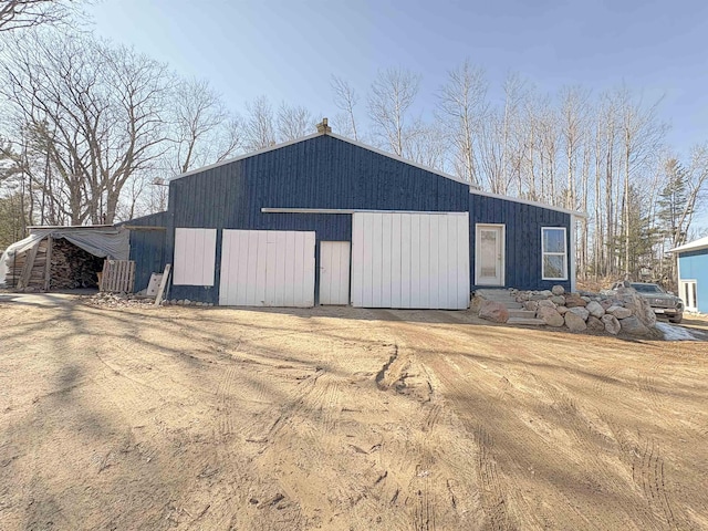 view of outbuilding with an outbuilding