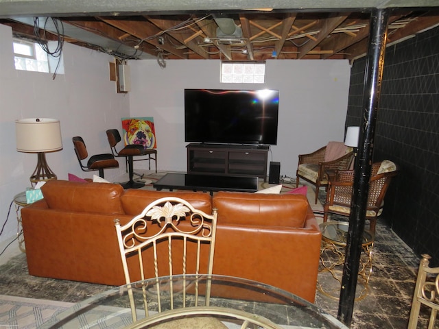 view of living area