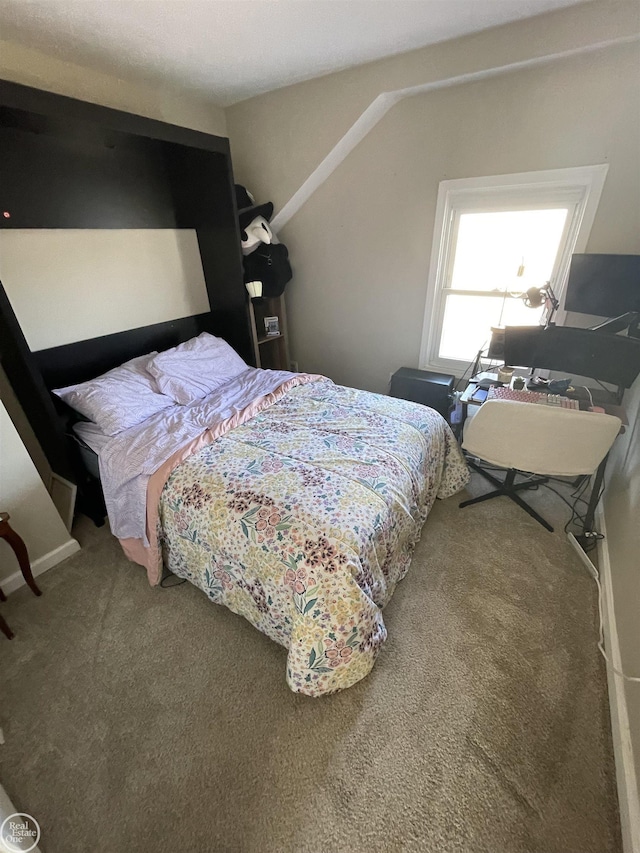 bedroom featuring carpet floors