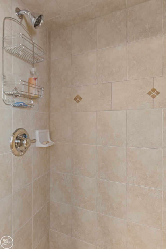 full bath featuring a tile shower