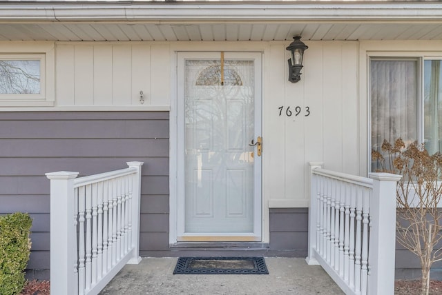 view of property entrance