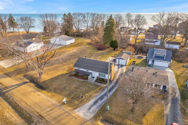 aerial view featuring a residential view