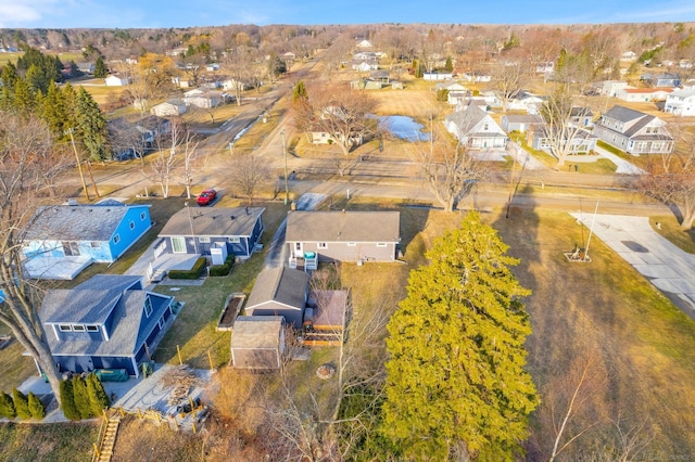 drone / aerial view featuring a residential view