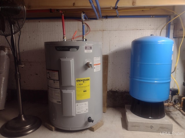 utilities featuring water heater