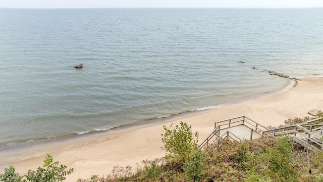 water view featuring a view of the beach