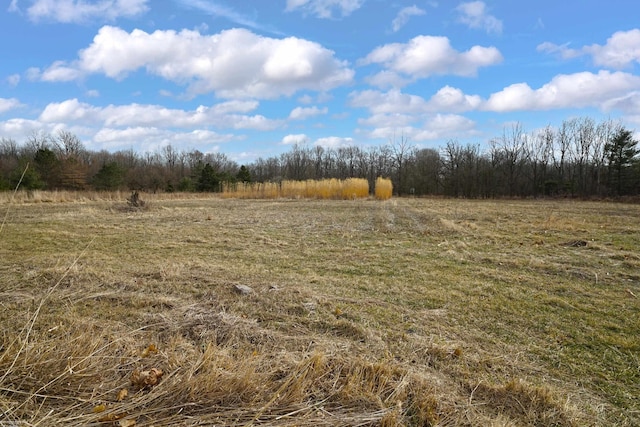 view of landscape with a rural view