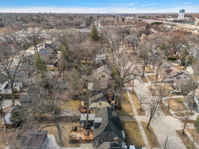 drone / aerial view featuring a residential view